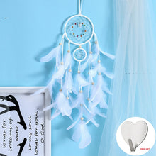 Load image into Gallery viewer, Wall Dreamcatcher  Led Handmade Feather Dream Catcher Braided Wind Chimes Art For Dreamcatcher Hanging Car Home Decoration