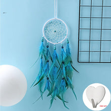 Load image into Gallery viewer, Wall Dreamcatcher  Led Handmade Feather Dream Catcher Braided Wind Chimes Art For Dreamcatcher Hanging Car Home Decoration